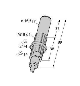 TURCK 1688207 / BID2-G182-AP6/S212-S85 5M Inductive Sensors