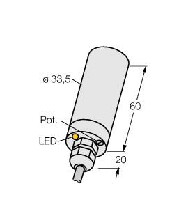 TURCK 2550300 / NC20-KT34-VP4X2 Capacitive Sensors