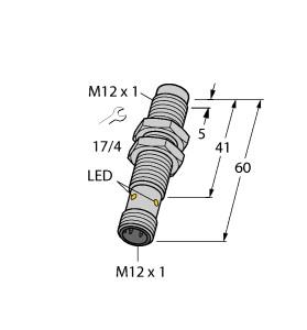 TURCK 4614707 / NI10-EG12FE-AP6X-H1141 Inductive Sensors