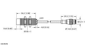 TURCK 4641687 / NI10-G18-AP6X-0.2-RS4T Inductive Sensors