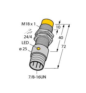 TURCK 46964 / NI10-G18-AP6X-B1341 Inductive Sensors