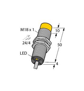 TURCK 4641600 / NI10-G18-AP6X Inductive Sensors