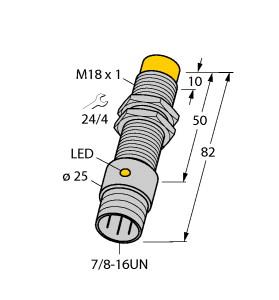 TURCK 4330790 / NI10-G18-RZ3X-B1331 Inductive Sensors