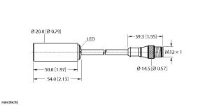 TURCK 4664090 / NI10-K20-AP6X-0.2-RS4T Inductive Sensors