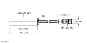 TURCK 4358591 / NI10-K20-AZ3X-0.2-SB3T Inductive Sensors