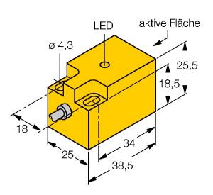 TURCK 4652225 / NI10-Q25-AP6X Inductive Sensors