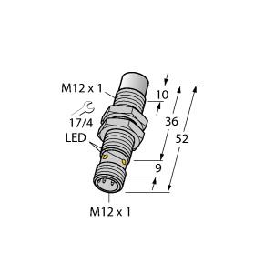 TURCK 1634837 / NI10U-EM12WD-AN6X-H1141 Inductive Sensors