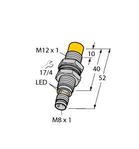 TURCK 1634795 / NI10U-M12-AN6X-V1131 Inductive Sensors