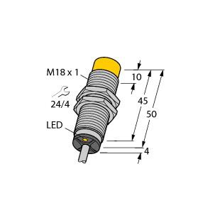 TURCK 1645320 / NI12U-EM18-AN6X Inductive Sensors