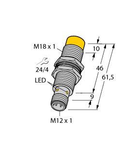 TURCK 1645142 / NI12U-M18-AP6X-H1141/S395 Inductive Sensors