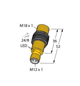 TURCK 1645600 / NI12U-S18-AP6X-H1141 Inductive Sensors