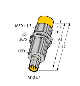 TURCK 1006293 / NI15-EM30E-Y0X-H1141 Inductive Sensors