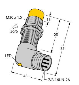 TURCK 46970 / NI15-G30-AP6X-B1441 Inductive Sensors