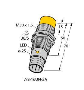 TURCK 45908 / NI15-G30-VN4X-B1141 Inductive Sensors