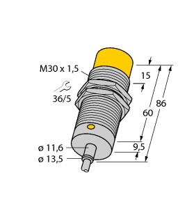 TURCK 46193 / NI15-M30T-AN6X Inductive Sensors