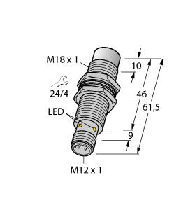 TURCK 1635338 / NI15U-MT18M-AP6X2-H1141 Inductive Sensors