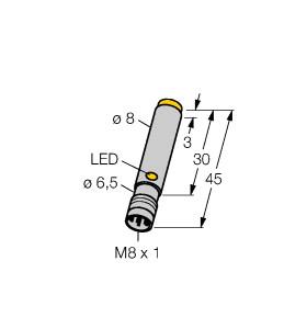 TURCK 16048 / NI2-H08K-AP6X-V1131 Inductive Sensors