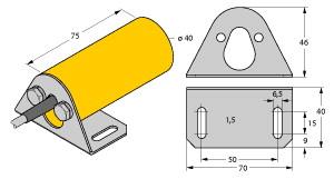 TURCK 13065 / NI20-K40-AZ3X 2.00M Inductive Sensors