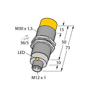 TURCK 4020400 / NI20-M30-Y1X-H1141 Inductive Sensors