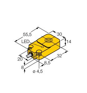 TURCK 4414557 / NI20-Q14-AD4X Inductive Sensors