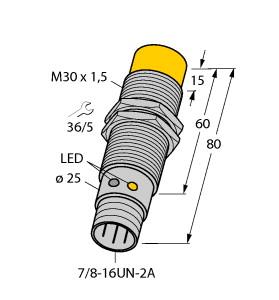 TURCK 4281812 / NI20U-G30-ADZ30X2-B1131 Inductive Sensors