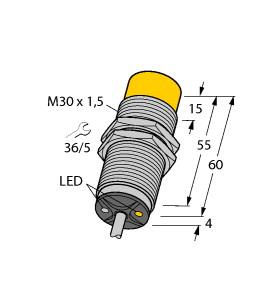 TURCK 4282810 / NI20U-M30-ADZ30X2 Inductive Sensors