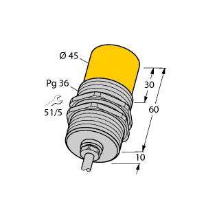 TURCK 10069 / NI25-G47-Y1 Inductive Sensors
