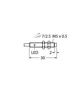 TURCK 100002321 / NI3-EG05F-AN6X Inductive Sensors