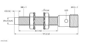 TURCK 4602760 / NI3-EG08-AP6X-H1341 Inductive Sensors