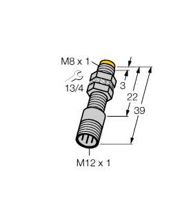 TURCK 1003720 / NI3-EG08K-Y1-H1341 Inductive Sensors
