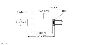 TURCK 4610200 / NI3-EH6.5K-AP6X Inductive Sensors