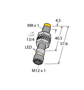 TURCK 4602835 / NI3-M08E-AP6X-H1341 Inductive Sensors