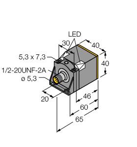 TURCK 4280431 / NI35U-CK40-ADZ30X2-B3131 W/BS4 Inductive Sensors