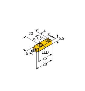 TURCK 4613601 / NI3.5-Q5.5-AP6X Inductive Sensors
