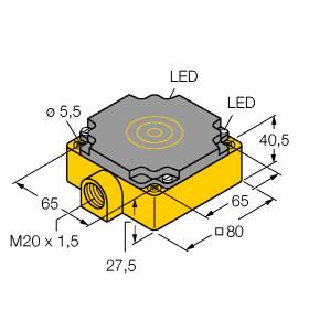 TURCK 15095 / NI40-CP80-VP4X2/S100 Inductive Sensors