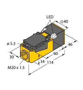TURCK 4280800 / NI40U-CP40-FDZ30X2 Inductive Sensors