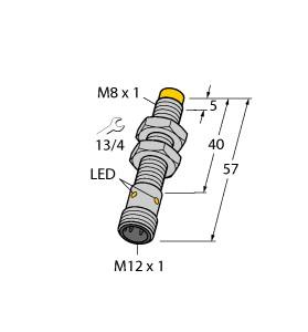 TURCK 4600650 / NI4U-EG08-AN6X-H1341 Inductive Sensors