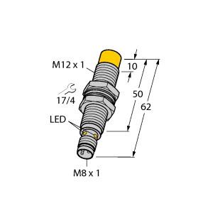 TURCK 4635621 / NI5-G12-AP6X-V1131 Inductive Sensors