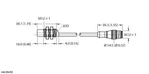 TURCK 4636691 / NI5-G12K-AP6X-0.2-RS4T Inductive Sensors