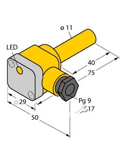 TURCK 46617 / NI5-K11SK-AP6X Inductive Sensors