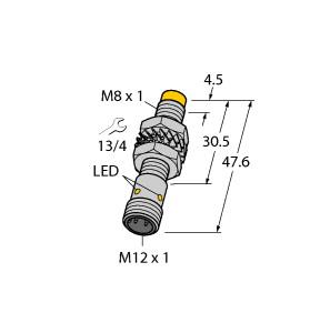 TURCK 4602925 / NI5-M08-AN6X-H1341 Inductive Sensors