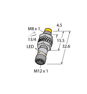 TURCK 4602947 / NI5-M08KK-AP6X-H1341 Inductive Sensors