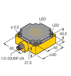 TURCK 4232192 / NI50-CP80-FDZ30X2-B3131 Inductive Sensors