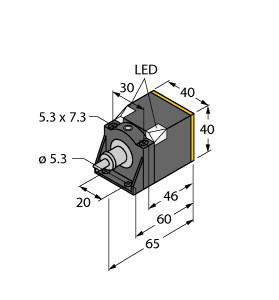 TURCK 1625819 / NI50U-CK40-VP4X2/S105 10M Inductive Sensors