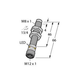 TURCK 4614705 / NI6-EG08FE-AP6X-H1341 Inductive Sensors