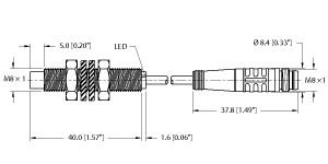 TURCK 4635899 / NI6U-EG08-AP6X-0.2-PSG3F Inductive Sensors