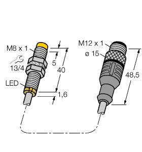 TURCK 4635887 / NI6U-EG08-AP6X-0.3-RS4T Inductive Sensors