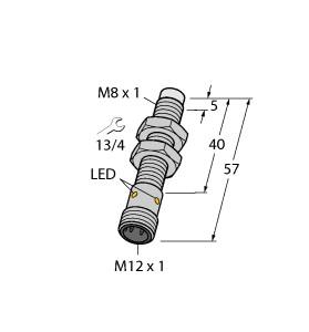 TURCK 4635989 / NI6U-EGT08-AP6X-H1341/S1589 Inductive Sensors