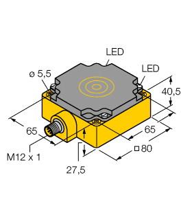 TURCK 1623805 / NI75U-CP80-AP6X2-H1141 Inductive Sensors