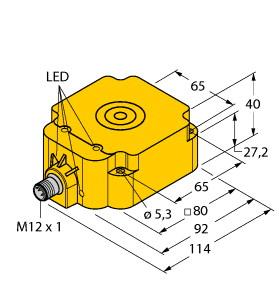TURCK 100001311 / NI75U-Q80-RP6X2-H1143 Inductive Sensors